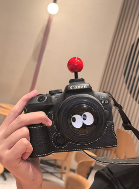 佳能R10相机套R50Vr62r8保护套R100底座包R6二代配件R50皮套RP壳