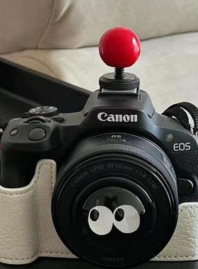 适用于佳能相机镜头盖热靴盖m50m200配件200dII R50R10小痰盂50mm