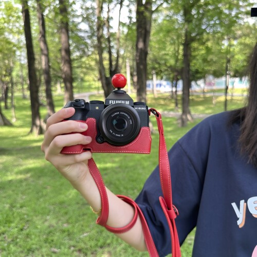 富士xs20保护套xt5xt50相机包xt30三代二代xm5皮套x100vixs10红色