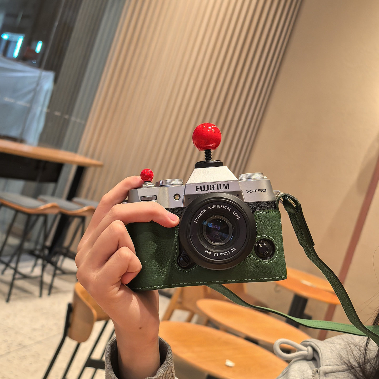 富士保护套适用于xs20壳xt30三代二相机套xt5xt50真皮皮套XM5底座