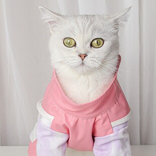 长毛窝猫咪用品猫窝扎染皮衣猫咪衣服狗窝秋冬保暖猫床狗 处理