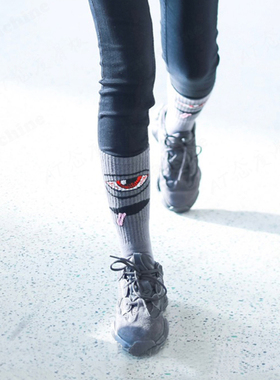 toymachine袜子男女中筒运动滑板篮球袜毛巾底保暖吸湿林允同款袜