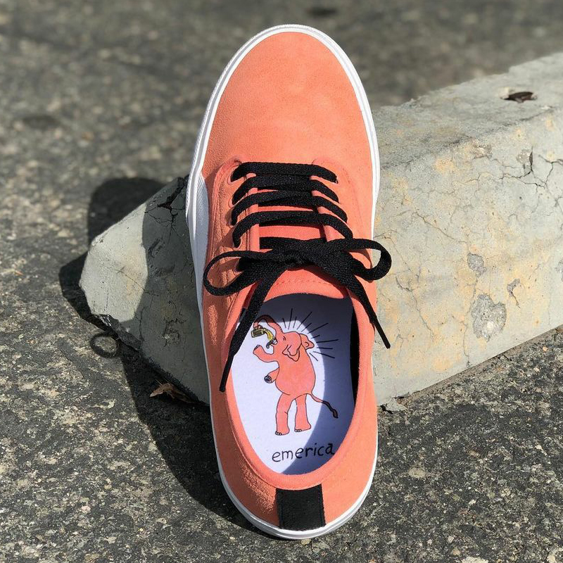 emerica滑板鞋wino standard成人系带低帮鞋硫化结构eva 运动鞋