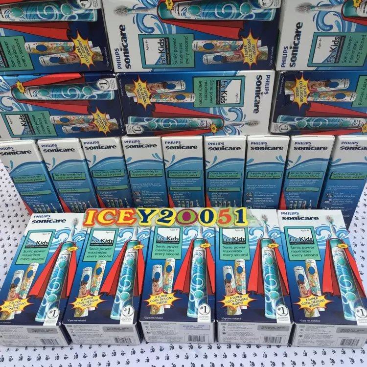 飞利浦HX6311 6321儿童声波音乐电动牙刷超软细毛便携盒充电蓝牙