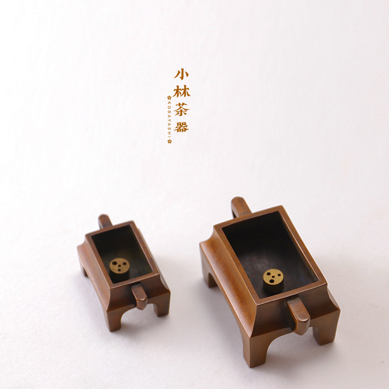 庆松堂苏工铜炉名家胡庆松制线香炉 台几炉 铜熏香炉