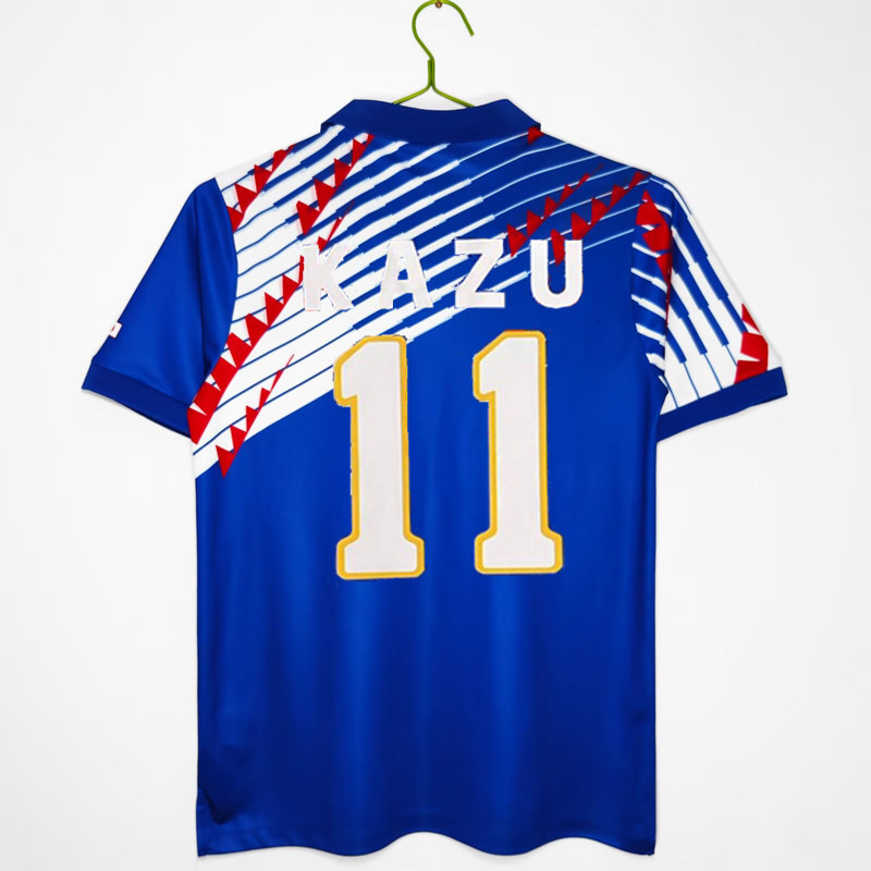 复刻版1994-95年日本国家队主场复古老款球衣 11号三浦知良足球服