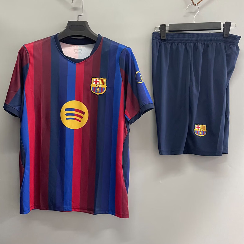2627巴萨曼联皇马拜仁曼城阿森纳主客场球衣速干足球服套装定制图片