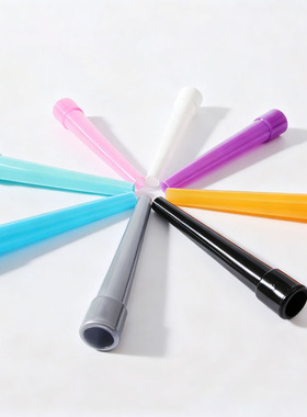 阿拉伯水烟 一次性烟嘴 酒吧KTV彩色塑料烟嘴 独立包装配件8.8cm