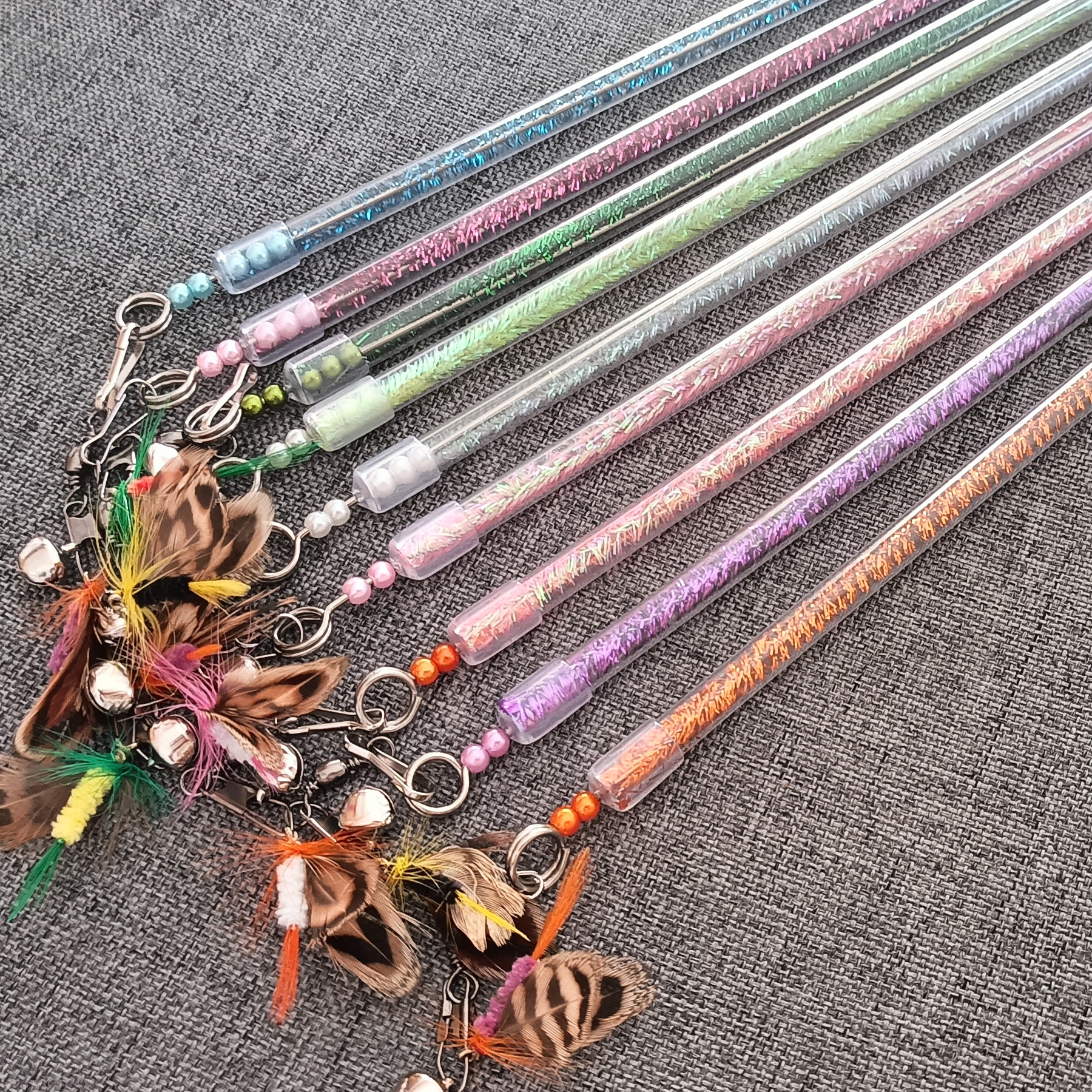 伸缩逗猫棒小飞虫逗猫棒猫玩具逗猫杆猫咪互动玩具