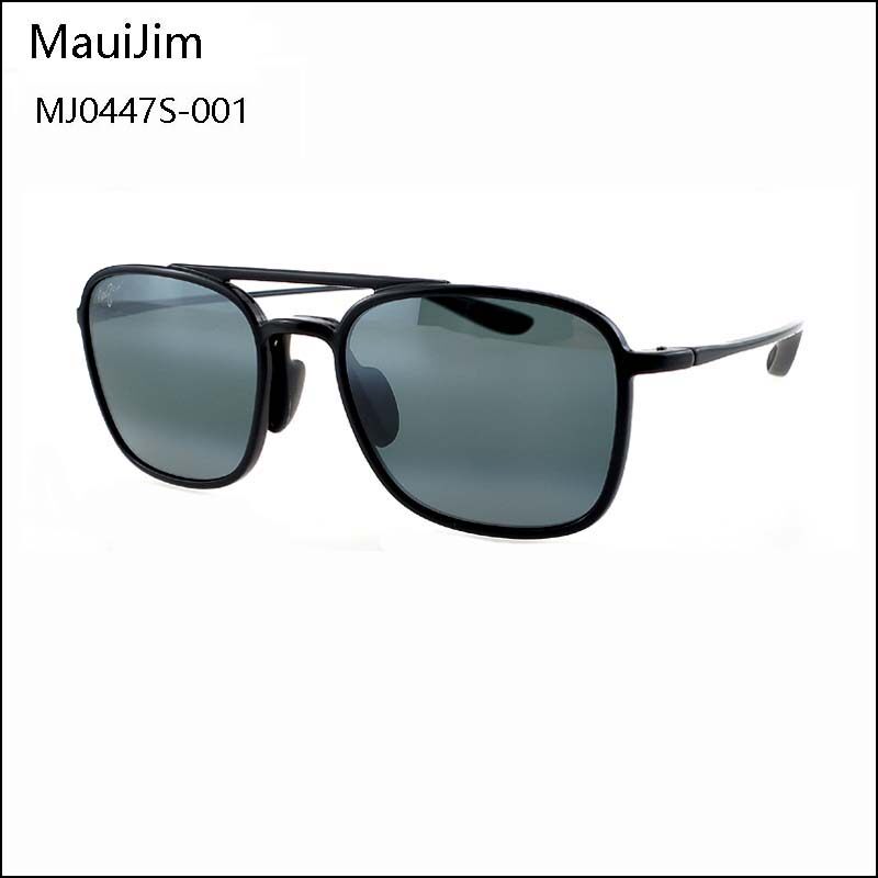 MAUIJIM茂宜睛墨镜太阳镜MJ0447S超轻偏光太阳镜方形双梁休闲跑步