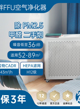 小胖FFU空气净化器 工业设计 高效净化【1分钟问卷调查立减10元】