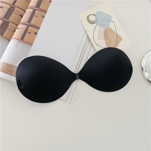 Real time non price reduction silicone invisible bra small chest gathered wedding dress upper support non slip chest stickers dress stickers