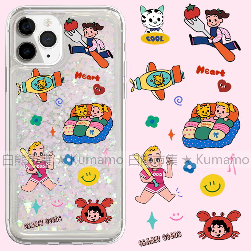 适用iphone17promax手机壳15苹果16三星25ultra小米流沙oppovivo透明14保护套13原田治日系17卡通ins风女16e