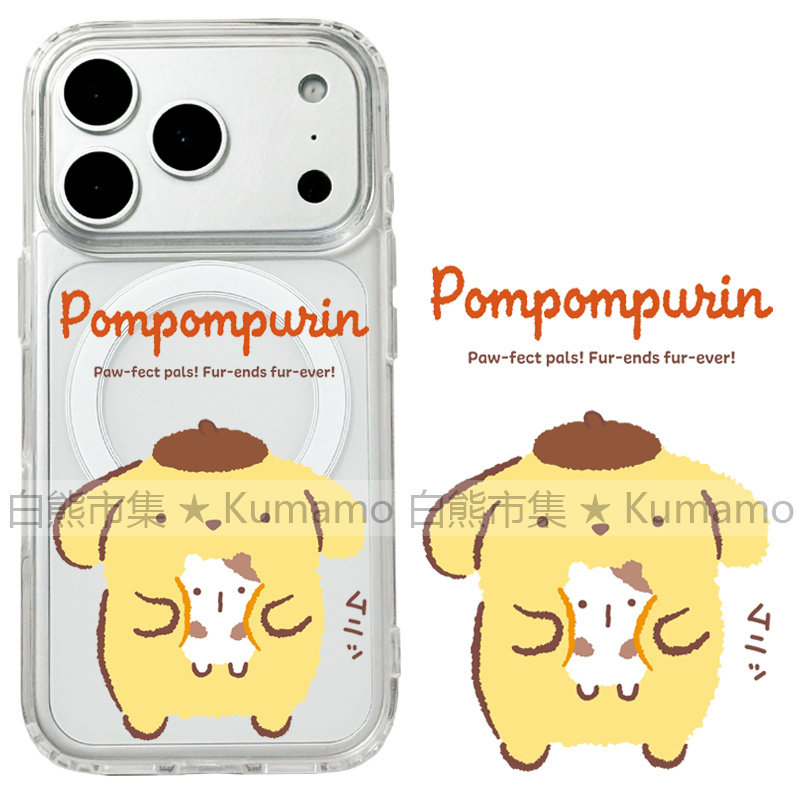 适用iphone17promax苹果16手机壳MagSafe磁吸15支架14透明13英文17布丁狗26ultra日系卡通ins少女保护套16e