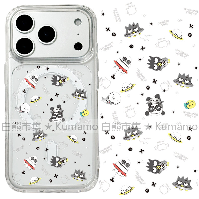 适用iphone17promax苹果16手机壳MagSafe磁吸15支架14透明13酷企鹅17太空飞碟25ultra卡通搞怪12保护套女17e