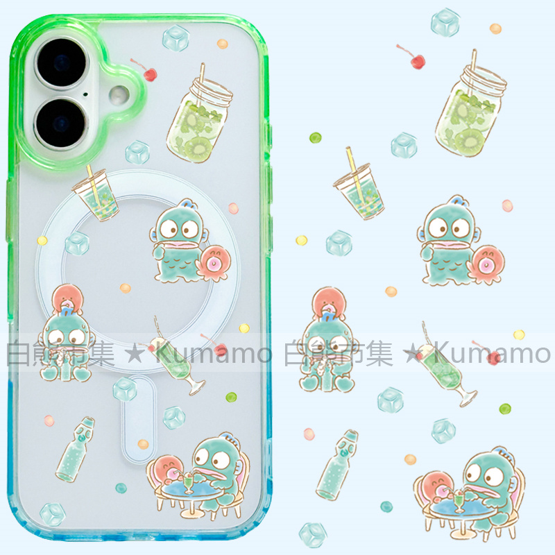 适用iphone17promax苹果17手机壳MagSafe磁吸16渐变15撞色14透明16e保护套华为三星s25ultra汉顿丑鱼波子汽水