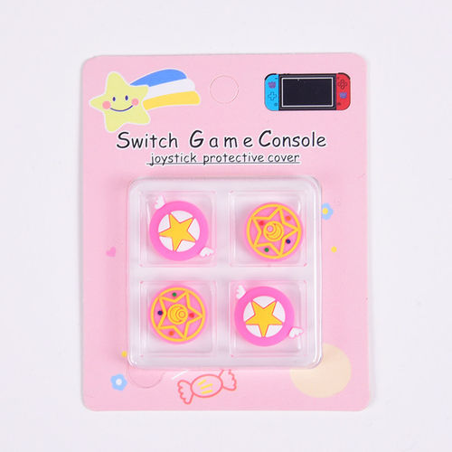 任天堂Switcholed摇杆帽卡通可爱配件ns手柄按键硅胶保护套女lite