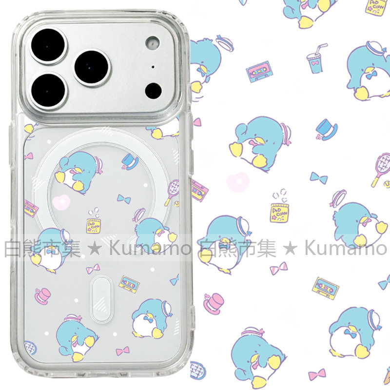 适用iphone17promax苹果16手机壳MagSafe磁吸15支架14透明13山姆企鹅17卡通25ultra日系少女ins风12保护套16e