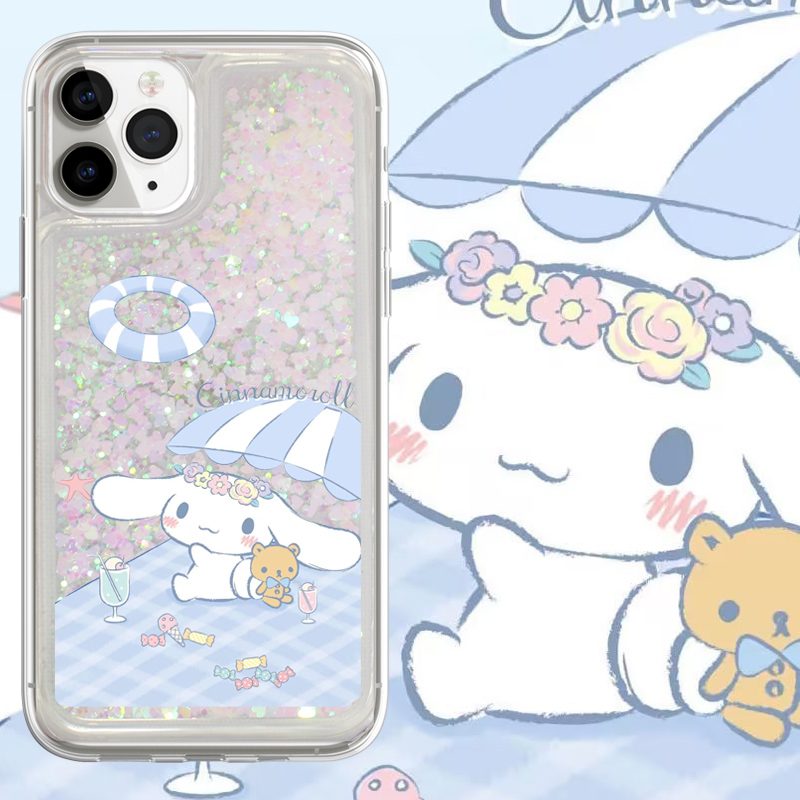 适用iphone16promax手机壳15苹果16三星24ultra小米13华为oppovivo保护套软14流沙12饮料玉桂狗日系卡通可爱