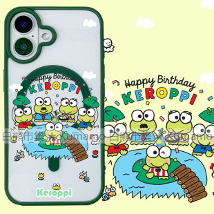 适用iphone17promax苹果16手机壳MagSafe磁吸15支架14透明13大眼蛙25ultra洛克比12青蛙17保护套7 16e 8plus