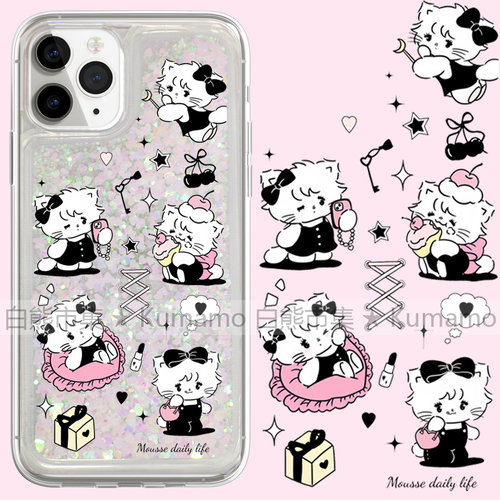 适用iphone16promax手机壳15苹果16三星25ultra小米流沙oppovivo透明14保护套13韩风mikko小猫兔子12卡通16e