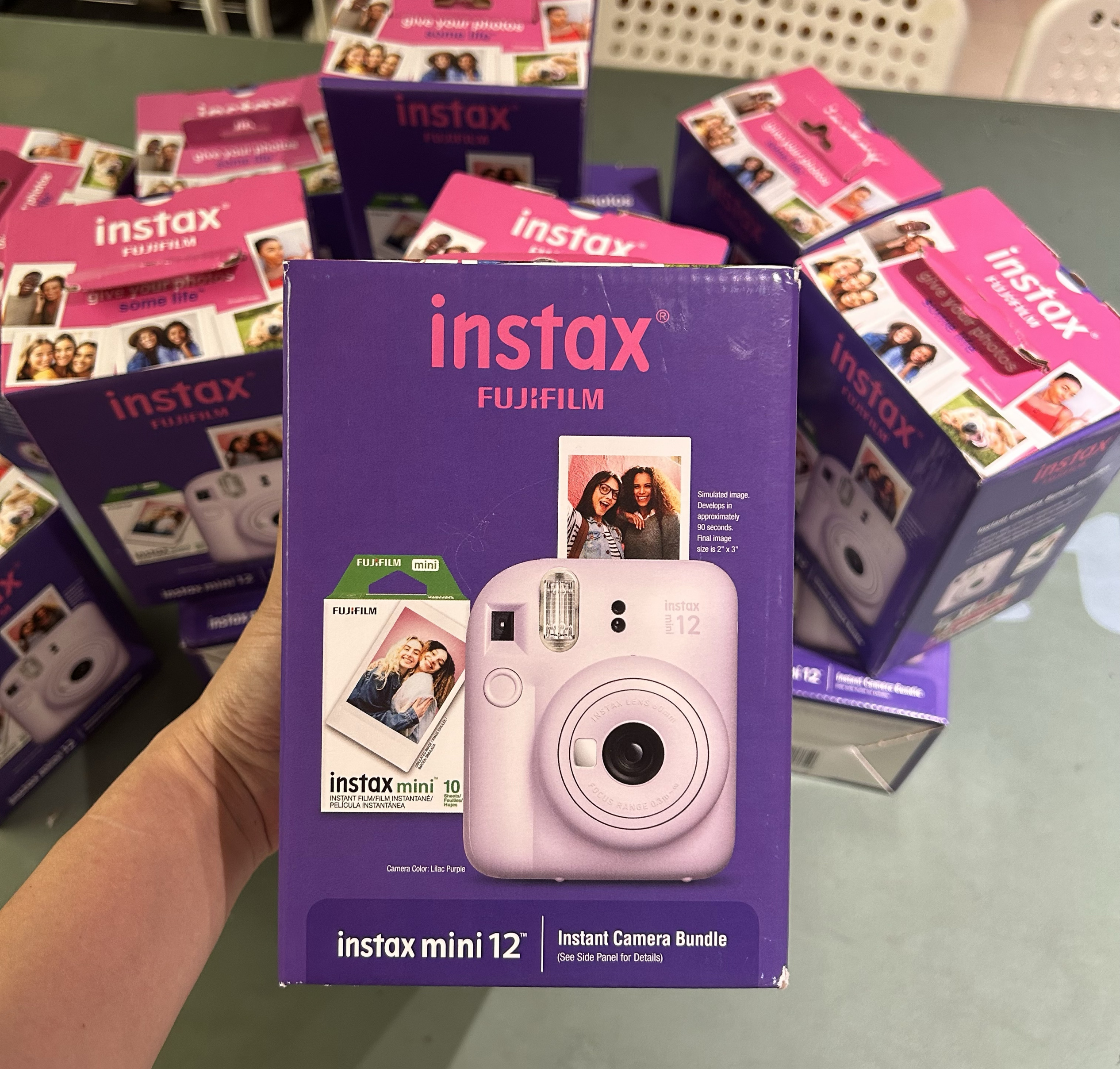 海淘美版Fuji富士相机instax mini12可爱迷你相机 立拍立得11升级