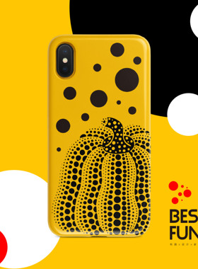 BESTFUN原创设计草间弥生适用苹果16promax手机壳南瓜波点iphone15手机壳