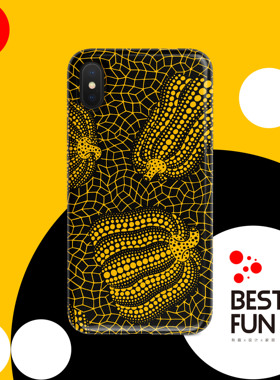 BESTFUN原创设计草间弥生南瓜17promax苹果手机壳16pro 15手机壳