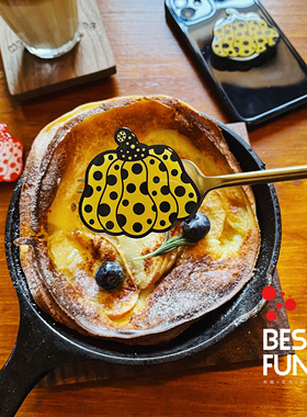 原创设计草间弥生波点南瓜气囊滴胶可爱ins卡通伸缩折叠手机支架