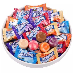 糖果阿尔卑斯喜糖综合口味500g散装零食婚期满月乔迁回礼喜糖包邮