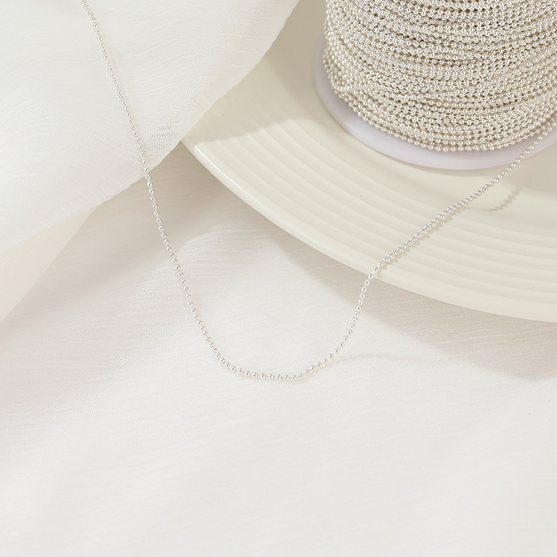 TONGDU S  COLOR-PRESERVING SMALL GOLD BEAD CHAIN BEAD CHAIN HANDMADE DIY NECKLACE BRACELET CLAVICLE CHAIN JEWELRY MATERIAL