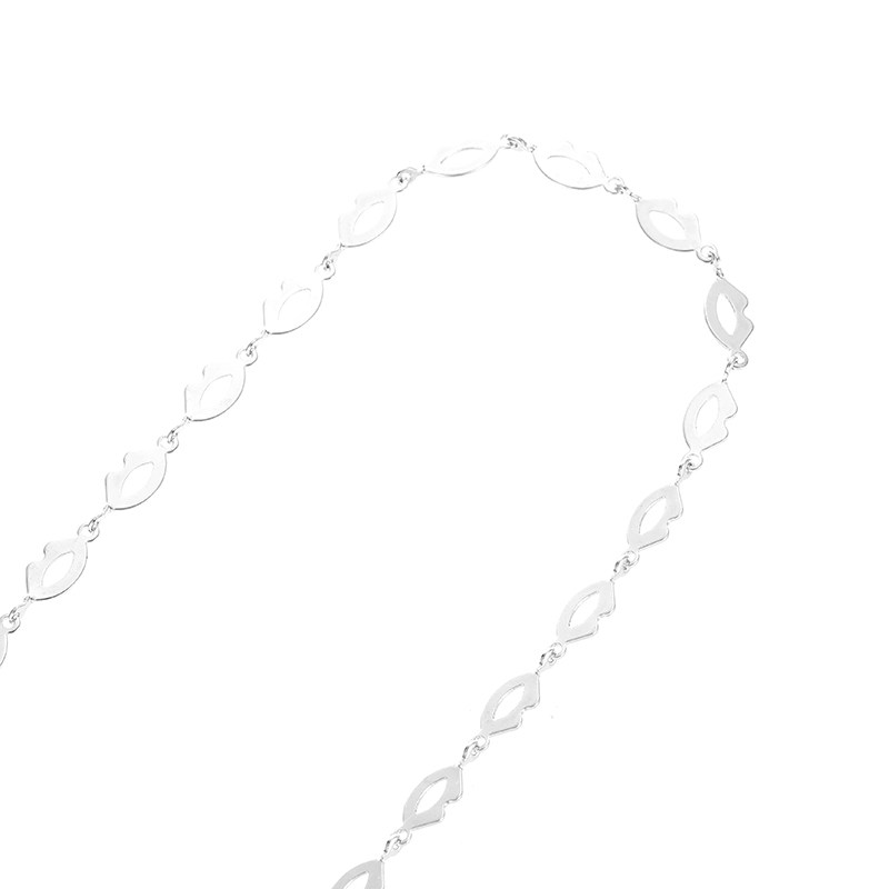 TONGDU S COLOR-RETAINING LIP CHAIN NECKLACE CHAIN HANDMADE DIY CHAIN BRACELET EXTENSION CHAIN EAR ACCESSORIES ACCESSORIES