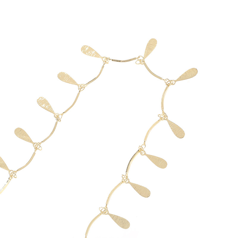 COPPER PACKAGE 14K REAL GOLD COLOR-KEEPING HANGING STAR CHAIN WATER DROP PLUM BLOSSOM CHAIN HANDMADE DIY BRACELET ACCESSORIES NECKLACE MATERIAL