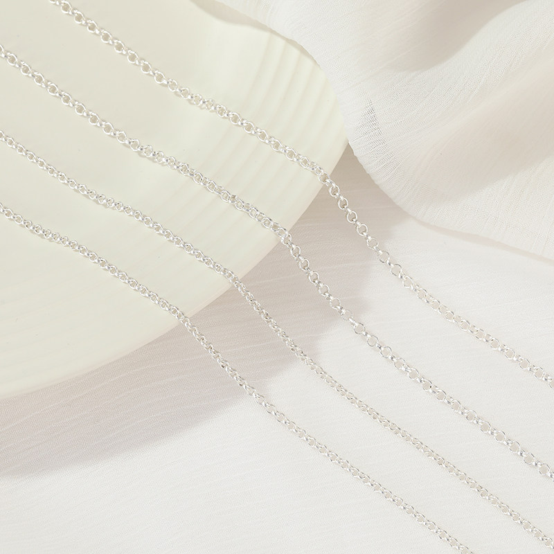 TONGDU S COLOR-PRESERVING WIDE ROUND O CHAIN O CHAIN NECKLACE DIY MATERIAL BRACELET THIN CHAIN HAND-MADE JEWELRY ACCESSORIES