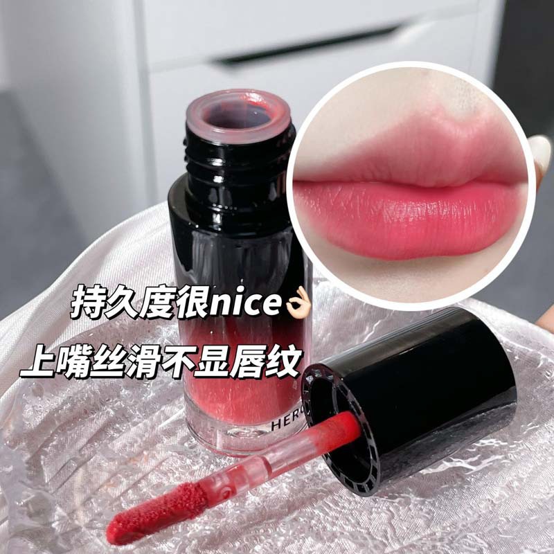 HERORANGE~沁微抚唇润泽唇釉多用液持妆显色低饱和纯欲滋 HERANGE
