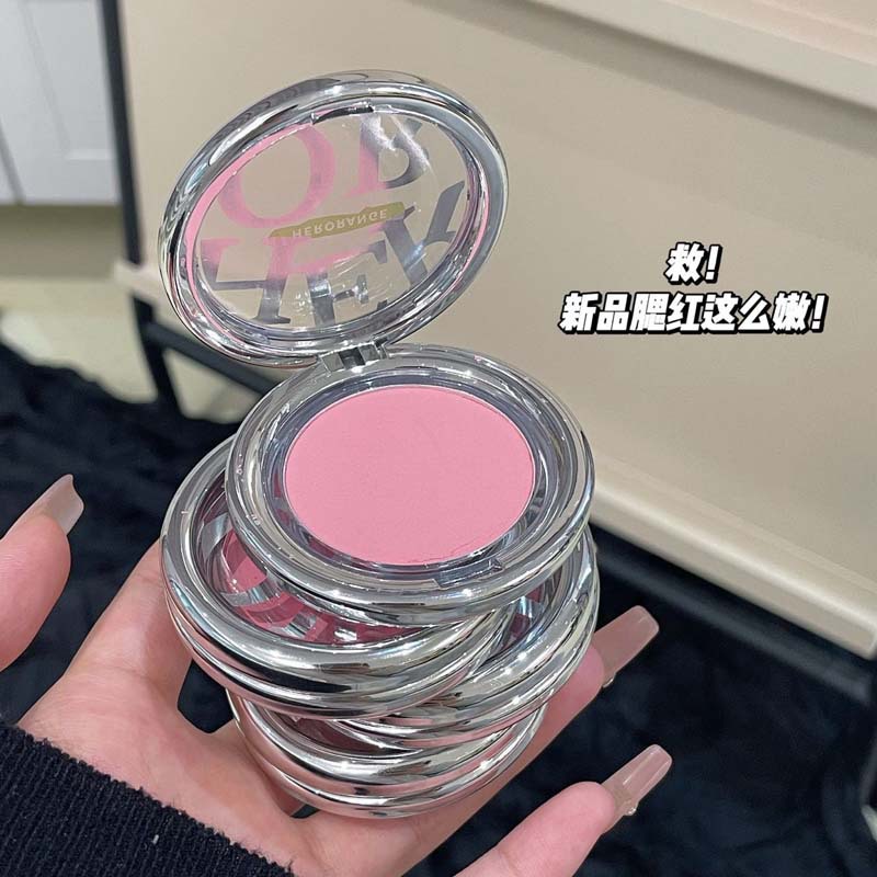 HERORANGE~温情雾感柔和腮红低饱和元气显嫩膨胀收缩自然 HERANGE