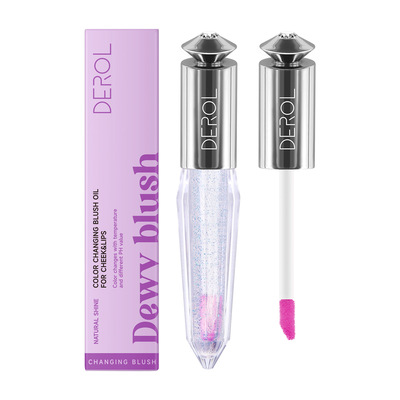 DEROL腮红液COLORCHANGINGBRUSH裸妆胭脂高光透明变色DEREL