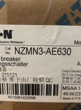{议价}NZMN3-AE630 NZMN3-AE400