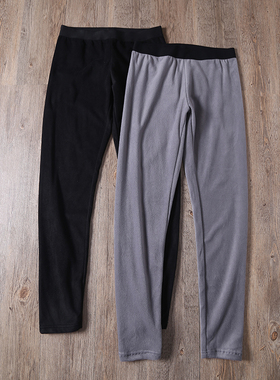 轻量秋冬户外男士加绒抗菌保暖裤打底裤抓绒蓄热秋裤5680-21219