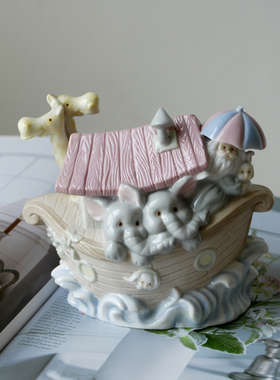 陶瓷动物乐园摆件特价