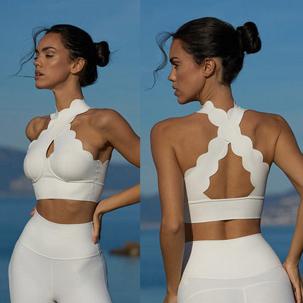 WISKII新款健身内衣女运动背心女美背设计跑步健身上衣瑜伽背心女