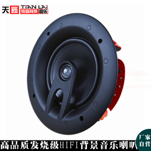 天籁 TL-62 HIFI 吸顶音箱 天花板喇叭高档家用定阻音响  发烧级