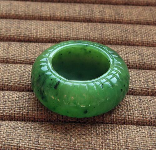 仿古玉器籽料碧玉笔洗