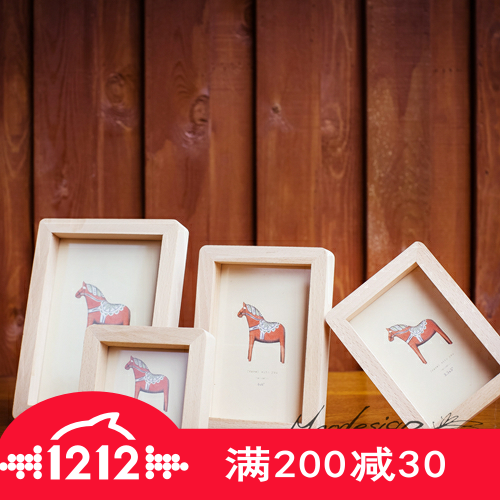 zakka复古欧式实木质田园可爱小马相册相框照片墙桌摆礼物家居|msdalam kategori Aksesori rumah, photo Frame/Frame - dari Buy2taobao.com untuk memberikan perkhidmatan ejen Taobao profesional membeli