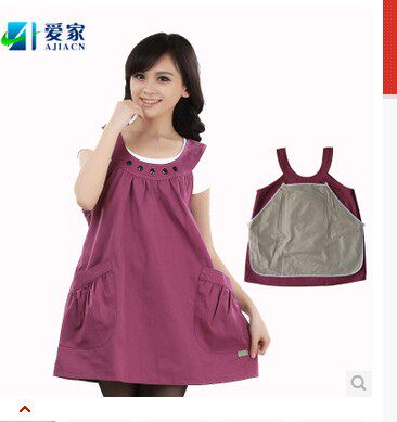 爱家新品防辐射孕妇装 离子银防辐射服 双层可拆卸防辐射用品LW7