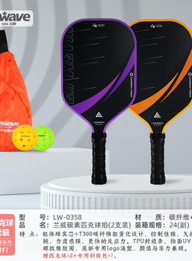 兰威LW-0358匹克球拍比赛专用碳纤维球拍户外运动训练专业级球拍
