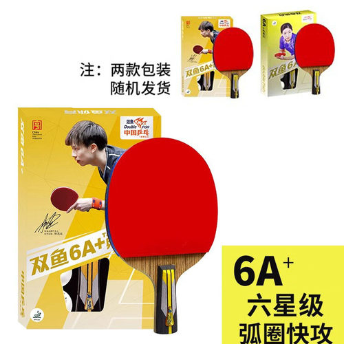 双鱼六星乒乓球拍6AC6AE进阶比赛