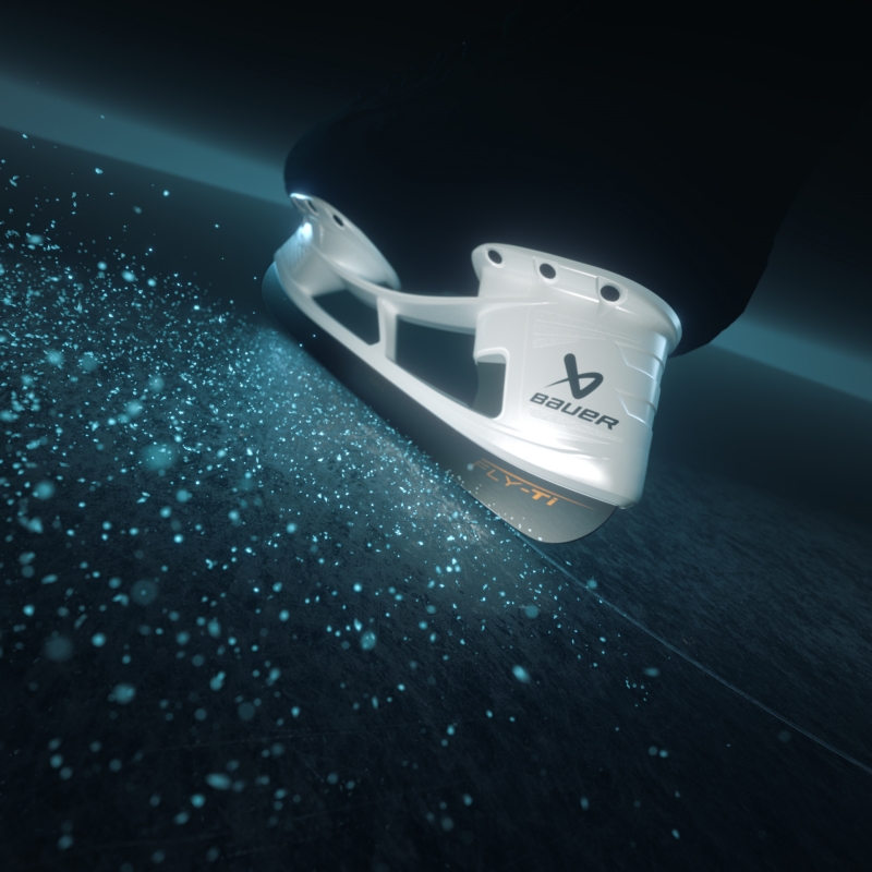 Bauer新款快拆冰刀钢黑色刀刃