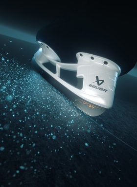 BAUER/鲍尔 FLY-TI比赛级刀钢黑色刀刃钛涂层FLY-X替换快拆冰刀钢