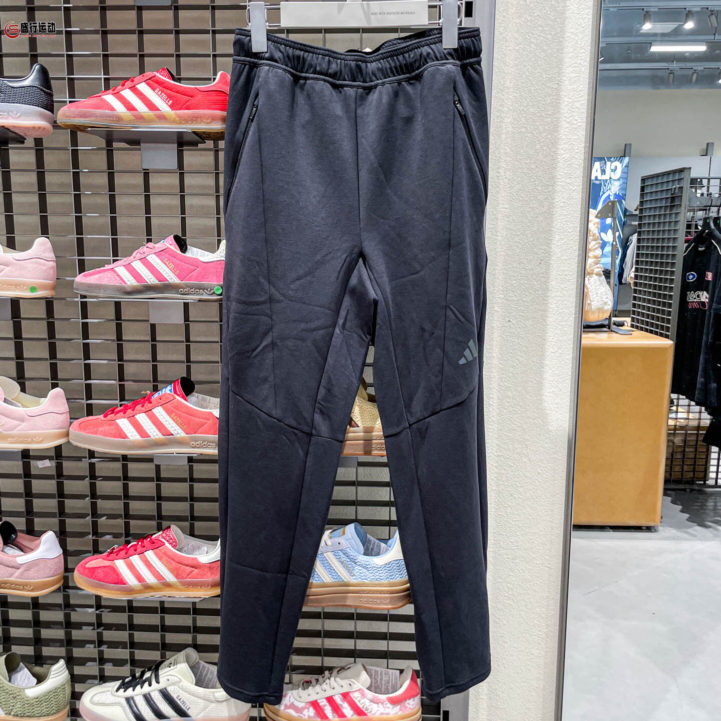 Adidas阿迪达斯男装2025秋季运动训练速干舒爽太空棉健身裤JY0004